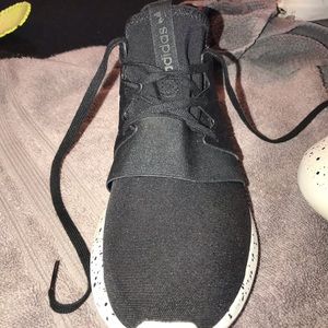 Black and white adidas